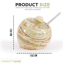 Load image into Gallery viewer, Marble Salt Candy Apple Design - Small