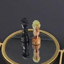 Load image into Gallery viewer, 30cm Chess Set With Storage Box - Black & Green