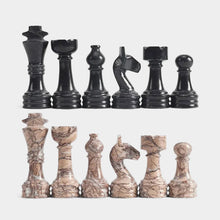 Load image into Gallery viewer, Chess Figures - Black & Marinara