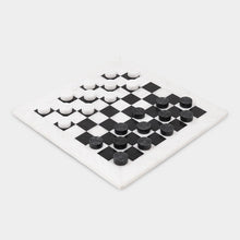 Load image into Gallery viewer, 38cm Checkers Set - White & Black