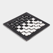Load image into Gallery viewer, 38cm Checkers Set - Black & White