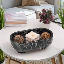 Load image into Gallery viewer, Marble Oval Bowl With Stand