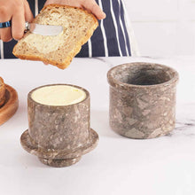 Load image into Gallery viewer, Marble Butter Crock