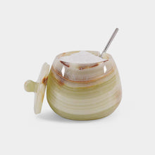 Load image into Gallery viewer, Marble Single Salt Cellar Bell Design