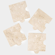 Load image into Gallery viewer, Marble Puzzle Coaster Set of 4