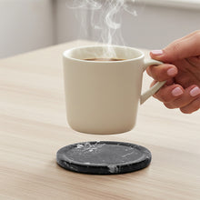 Load image into Gallery viewer, Round Coaster Set With Holder - Set of 4