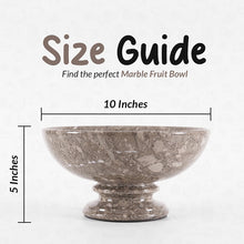 Load image into Gallery viewer, Chic 25cm Marble Fruit Bowl