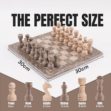 Load image into Gallery viewer, 30cm Chess Set With Storage Box - Oceanic & Verona