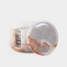 Load image into Gallery viewer, Marble Coaster Set with Holder