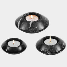 Load image into Gallery viewer, Marble Tea Light Candle Holder Set of 3