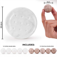 Load image into Gallery viewer, 25cm Tic Tac Toe - White & Marinara