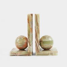 Load image into Gallery viewer, Marble L-Shaped Bookends
