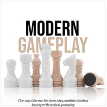 Load image into Gallery viewer, 38cm Chess Set With Storage Box - White & Verona