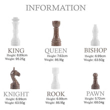 Load image into Gallery viewer, Marble 38cm Chess Set - White & Oceanic