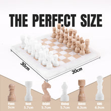Load image into Gallery viewer, 30cm Chess Set With Storage Box - White & Verona