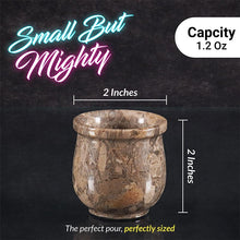 Load image into Gallery viewer, Marble Tequila Shot Glasses