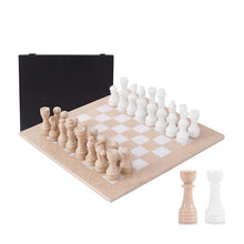 Load image into Gallery viewer, 38cm Chess Set With Storage Box - Verona & White