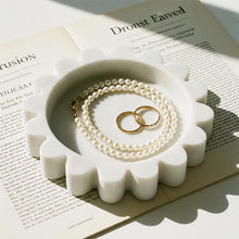 Load image into Gallery viewer, Round Jewellery Tray - Cloud Design