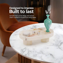 Load image into Gallery viewer, Marble Oval Tray with Stand