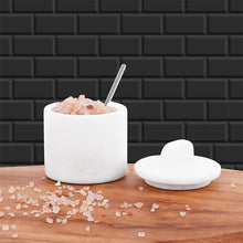 Load image into Gallery viewer, Marble Single Salt Cellar With Spoon