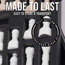 Load image into Gallery viewer, 38cm Chess Set With Storage Box - White & Verona