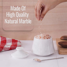 Load image into Gallery viewer, Marble Big Tumbler Salt Cellar