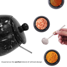 Load image into Gallery viewer, Marble Single Salt Cellar Bell Design