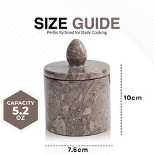 Load image into Gallery viewer, Marble Single Salt Cellar With Spoon