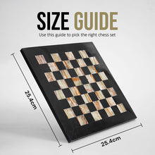 Load image into Gallery viewer, Marble 25cm Chess Set Black & Green