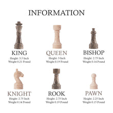 Load image into Gallery viewer, Marble 38cm Chess Set - Oceanic and Verona