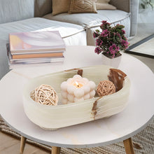 Load image into Gallery viewer, Marble Oval Bowl With Stand