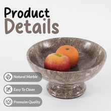 Load image into Gallery viewer, Chic 25cm Marble Fruit Bowl