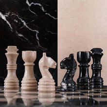 Load image into Gallery viewer, 30cm Chess Set With Storage Box - Black Zebra & Verona