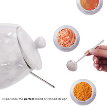 Load image into Gallery viewer, Marble Single Salt Cellar Bell Design