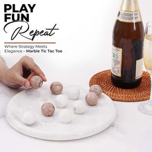 Load image into Gallery viewer, 25cm Tic Tac Toe - White & Marinara