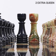 Load image into Gallery viewer, 30cm Chess Set With Storage Box - Black & Green