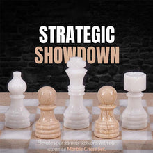 Load image into Gallery viewer, Marble 30cm Chess Set Verona & White