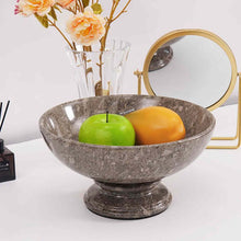 Load image into Gallery viewer, Chic 25cm Marble Fruit Bowl