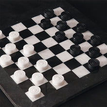 Load image into Gallery viewer, 38cm Checkers Set - Black & White