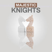 Load image into Gallery viewer, Chess Figures - Travertine and White