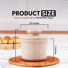 Load image into Gallery viewer, Marble Butter Crock