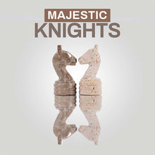 Load image into Gallery viewer, Chess Figures - Travertine and Oceanic