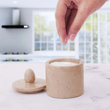 Load image into Gallery viewer, Marble Single Salt Cellar With Spoon