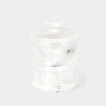 Load image into Gallery viewer, Marble Dual Salt Cellar Premium Crafted