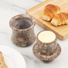 Load image into Gallery viewer, Marble Butter Keeper Bell