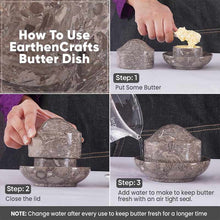 Load image into Gallery viewer, Marble Mini Butter Dish 7.6 cm