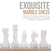 Load image into Gallery viewer, 38cm Chess Set With Storage Box - Verona & White