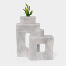 Load image into Gallery viewer, Stepped Geometric Vase