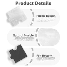 Load image into Gallery viewer, Marble Puzzle Coaster Set of 4