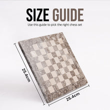 Load image into Gallery viewer, Marble 25cm Chess Set Oceanic & Verona